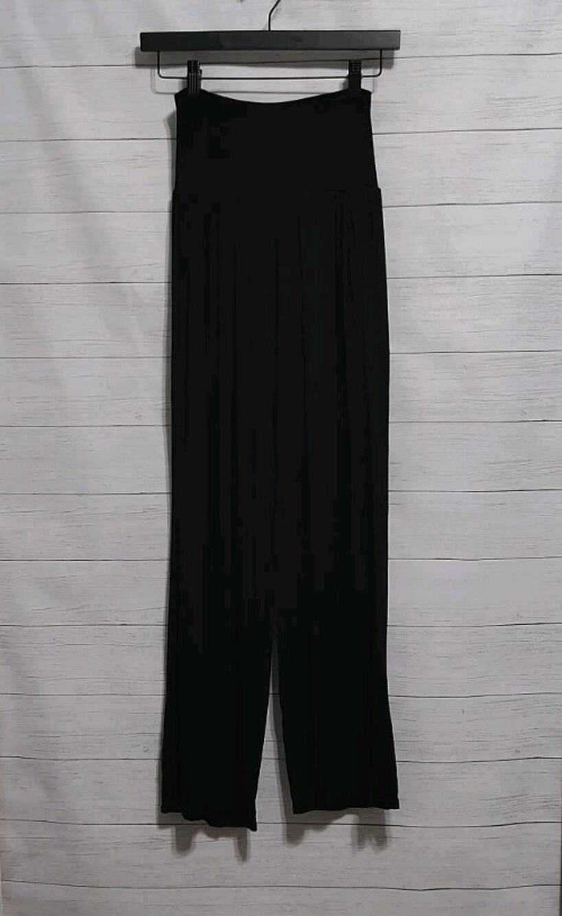 Ododos Wide Leg Lounge Pants Womens Small Black Athleisure Comfy Basic Lounge S